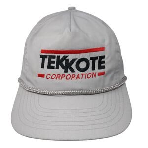 Tekkote Corporation Snapback 5 Panel Cap Gray One Size Designer Award Headwear